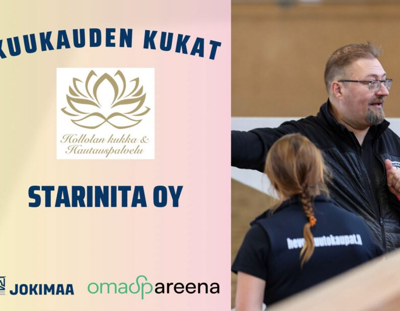 Jokimaan Kuukauden kukat Starinita Oy:lle